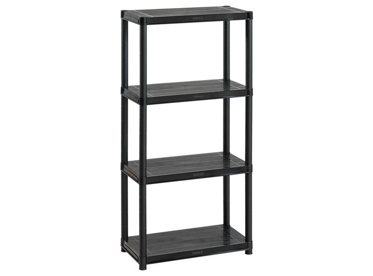 ESTANTE RIMAX 4 NIVELES NEGRO