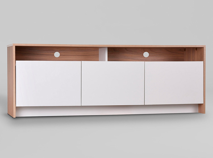 RACK BAJO CIC COLBUN OLMO BLANCO 2P 1C - 2
