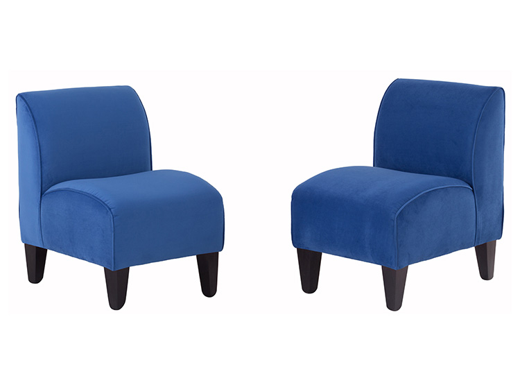 SET 2 POLTRONAS BODEVIR SOFT FELPA - 1