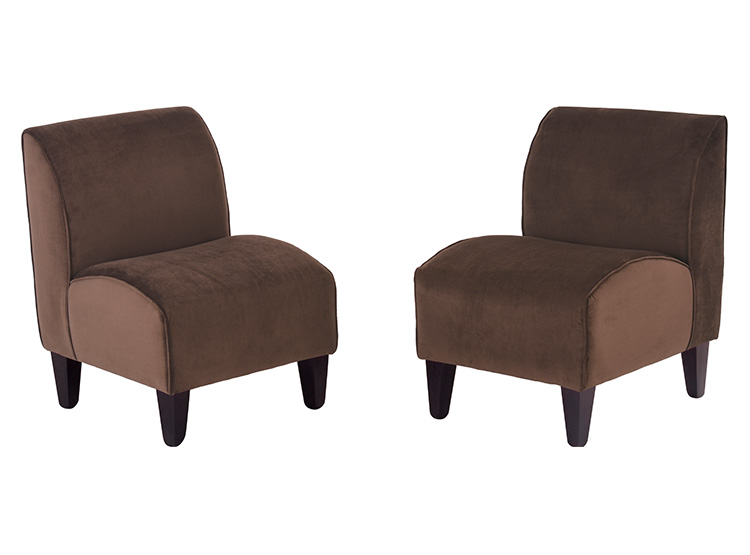 SET 2 POLTRONAS BODEVIR SOFT FELPA