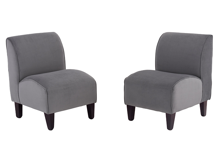 SET 2 POLTRONAS BODEVIR SOFT FELPA