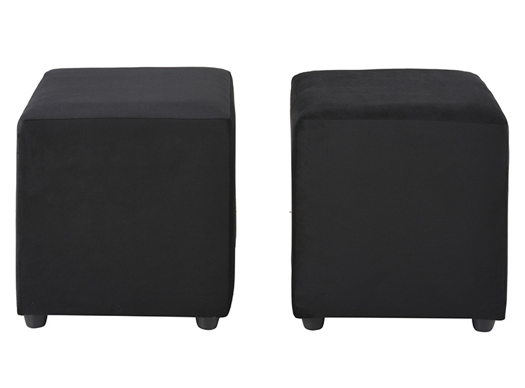 SET 2 POUFS BODEVIR CALI FELPA