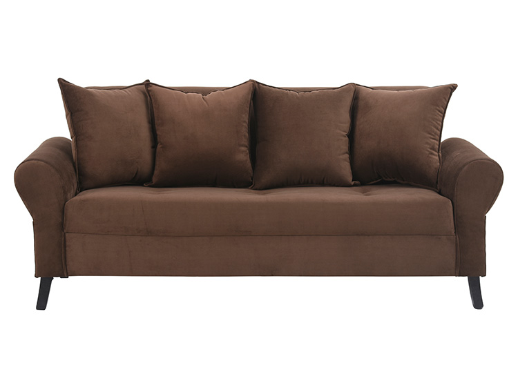 JUEGO DE LIVING BODEVIR SOFA LUA FELPA 3-1-1 CUERPOS + POLTRONAS - 2