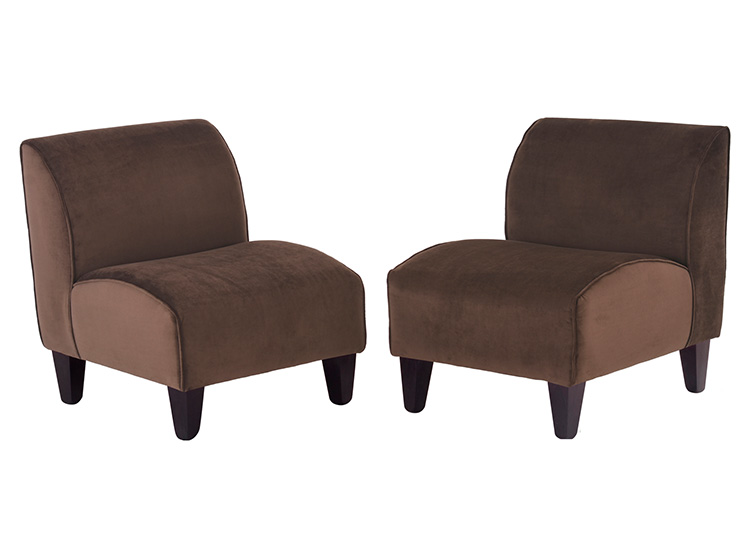 JUEGO DE LIVING BODEVIR SOFA LUA FELPA 3-1-1 CUERPOS + POLTRONAS - 3