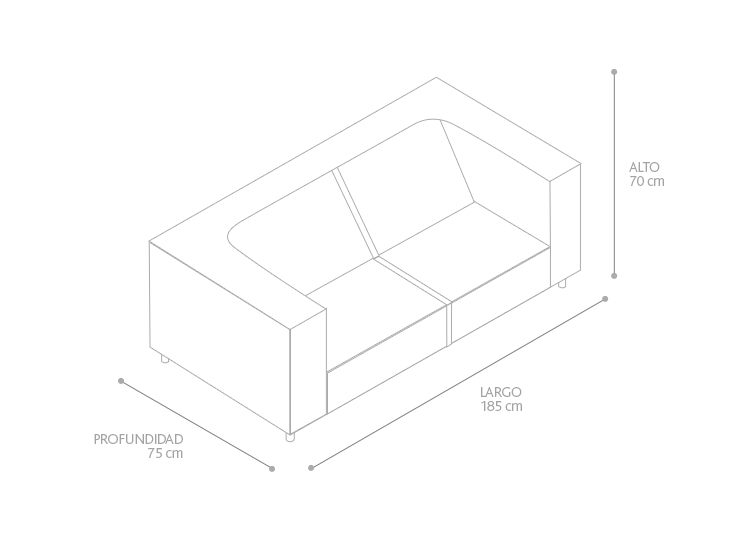 JUEGO DE LIVING BODEVIR SOFA LUA 3-1-1 CUERPOS + POLTRONAS - 4
