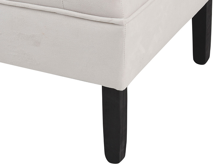 JUEGO DE LIVING BODEVIR SOFA RETRO FELPA 3 CUERPOS + 2 POUFS - 4