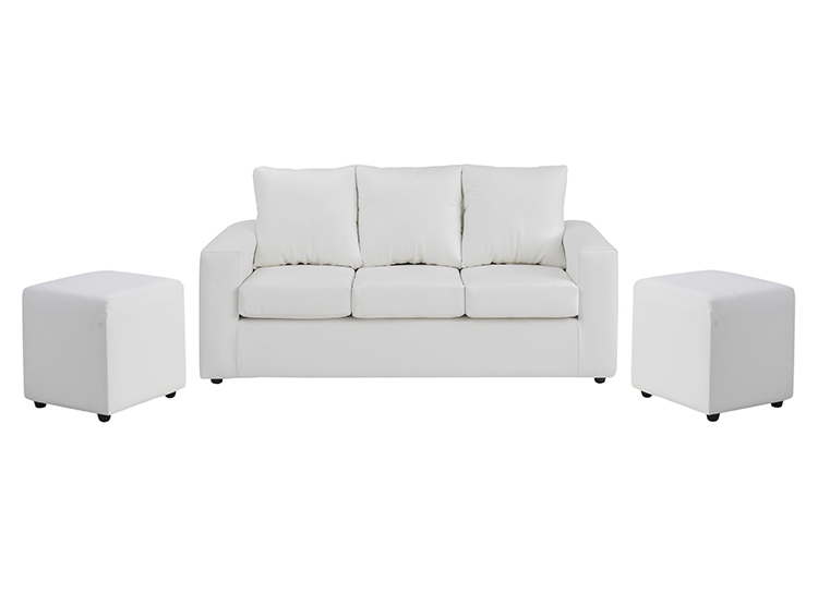 JUEGO DE LIVING BODEVIR SOFA KENDY 3 CUERPOS + 2 POUFS - 3