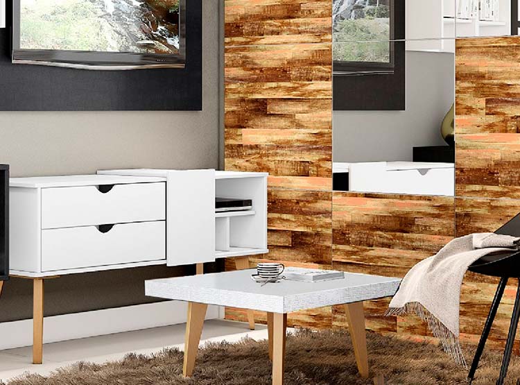 MESA DE CENTRO BE DESIGN NORDIC 600 BLANCO - 2