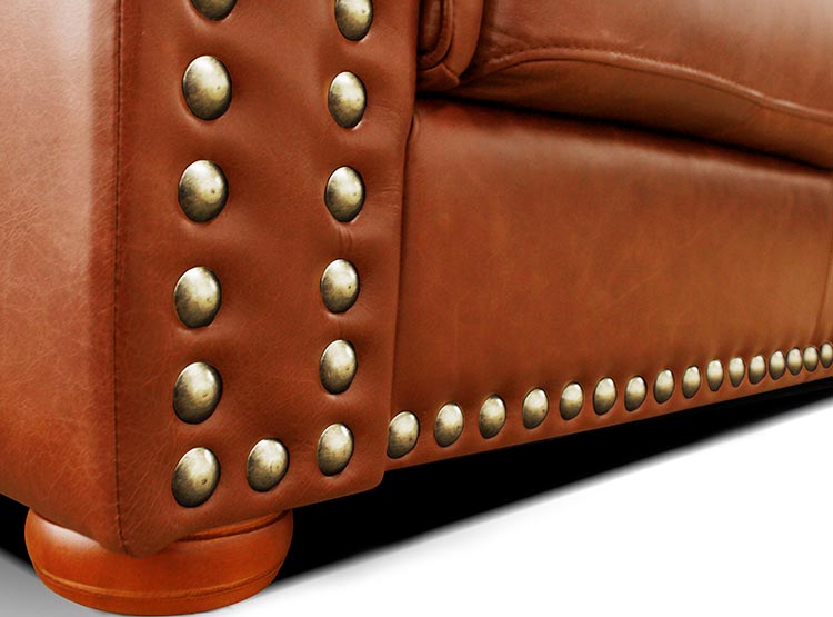 SOFA DECOCASA 2035 CUERO 3C - 3