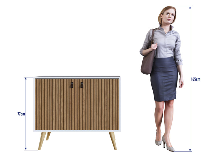 BUFFET BE DESIGN AMBER BLANCO BRISE 2P - 5