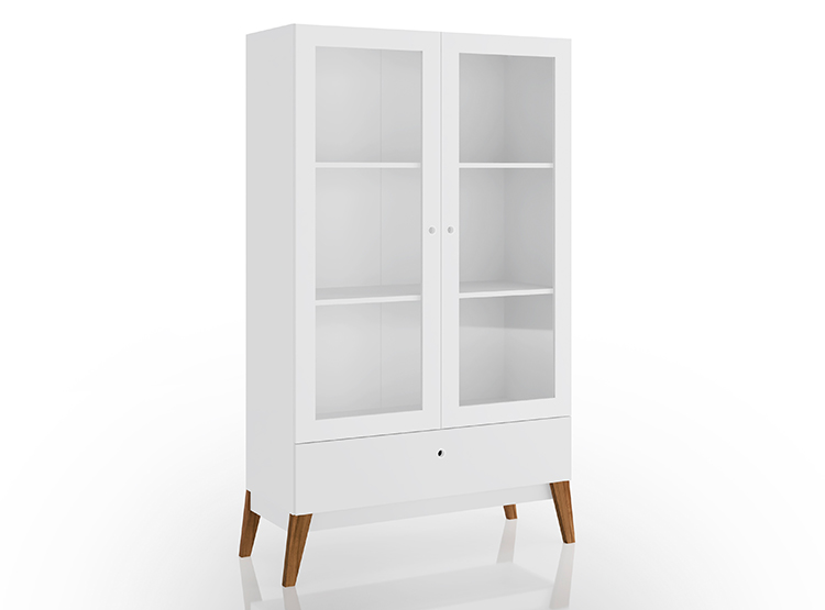VITRINA BE DESIGN AMBER BLANCO 2P - 1
