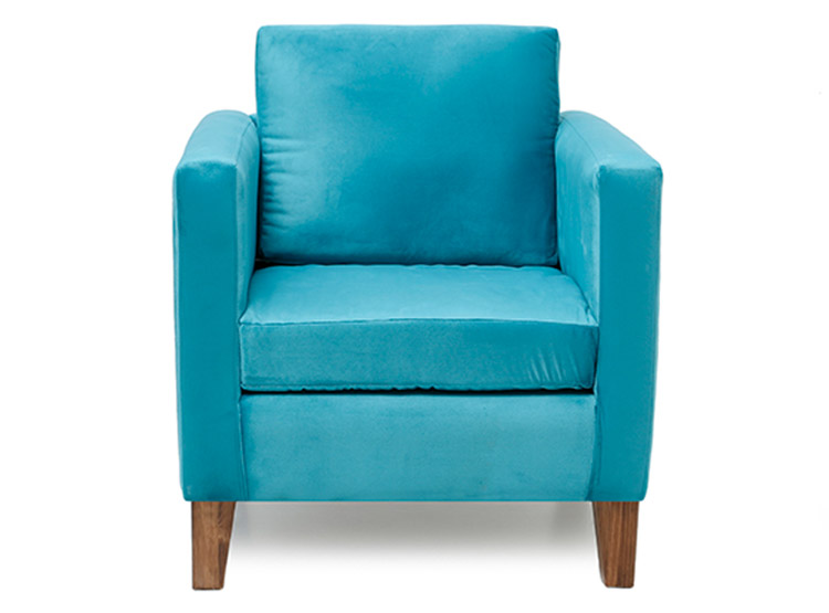 SILLON BARRA DESIGN MILA 1 CUERPO FELPA