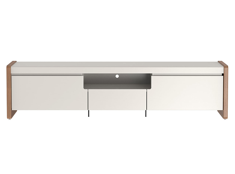 RACK PARA TV 70 PULGADAS BRISTOL DECOCASA OFF BLANCO - 1