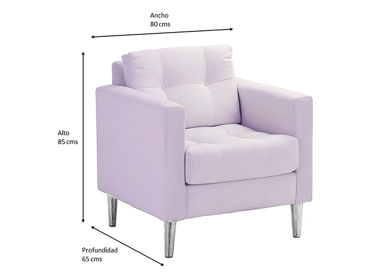 SET SILLONES BODEVIR RETRO PU 1 CUERPO - 8