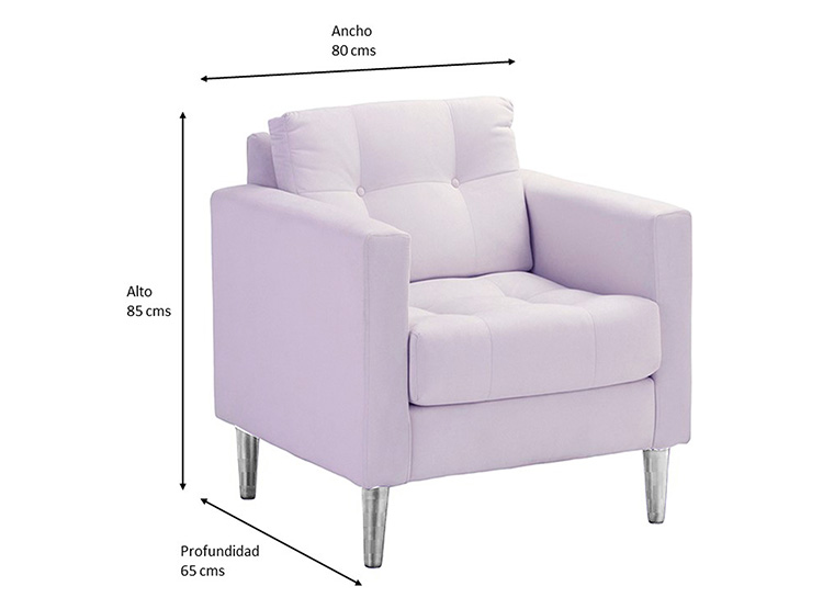 SET SILLONES BODEVIR RETRO PU 1 CUERPO - 8