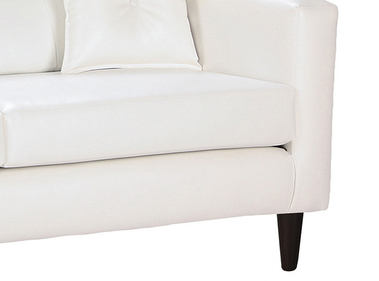 SET DE MUEBLES BODEVIR SOFÁ NEW RETRO PU 3 CUERPOS + POUFS - 3