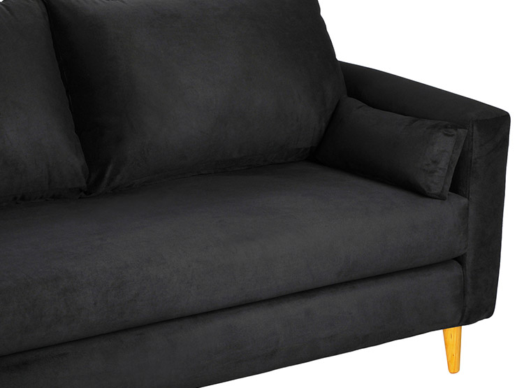 SET DE MUEBLES BODEVIR SOFÁ SKY 3 CUERPOS FELPA + POUFS - 4