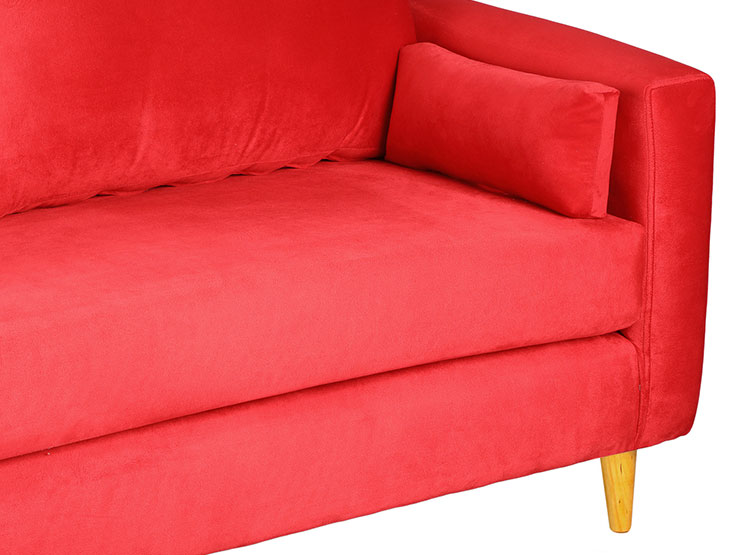 SET DE MUEBLES BODEVIR SOFÁ SKY 3 CUERPOS FELPA + POUFS - 4