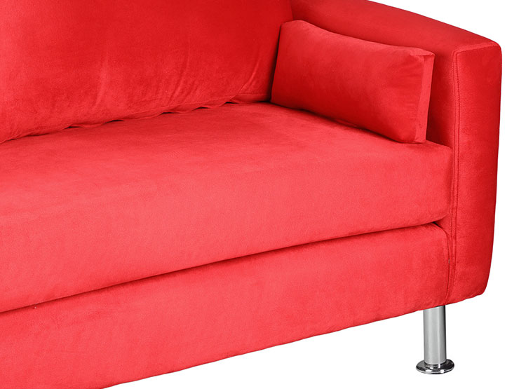 SET DE MUEBLES BODEVIR SOFÁ SKY 3 CUERPOS FELPA + POUFS - 4