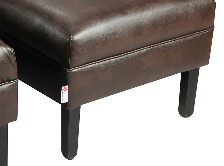 SET DE MUEBLES BODEVIR SOFÁ SKY PU 3 CUERPOS + POUFS - 3