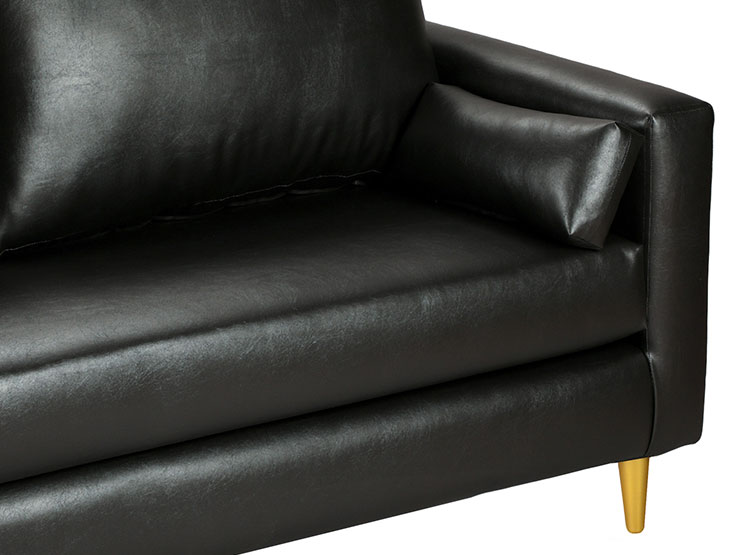 SET DE MUEBLES BODEVIR SOFÁ SKY PU 3 CUERPOS + POUFS - 4