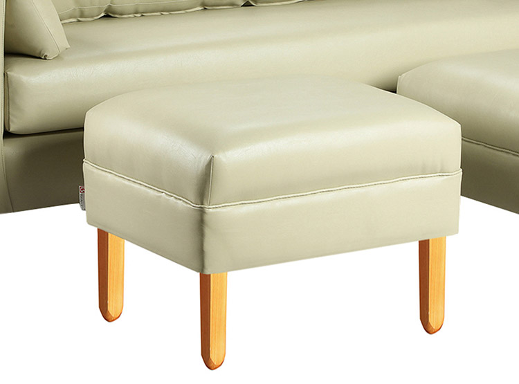 SET DE MUEBLES BODEVIR SOFÁ SKY PU 3 CUERPOS + POUFS - 3