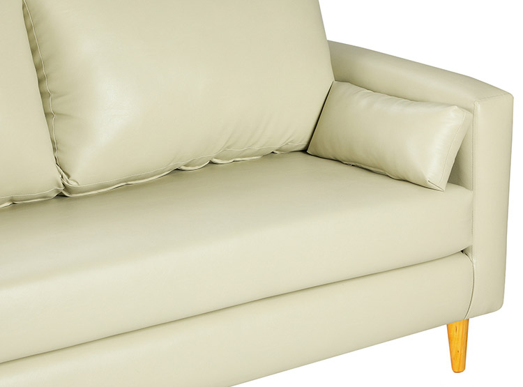 SET DE MUEBLES BODEVIR SOFÁ SKY PU 3 CUERPOS + POUFS - 4