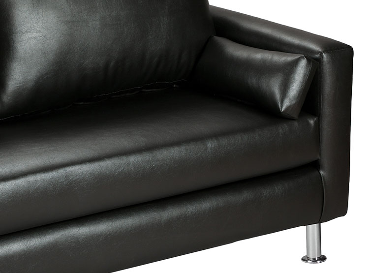 SET DE MUEBLES BODEVIR SOFÁ SKY PU 3 CUERPOS + POUFS - 3