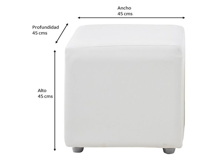 POUF BODEVIR CALI PU 1 CUERPO - 2