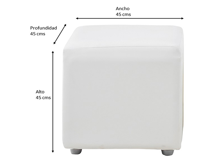 POUF BODEVIR CALI PU 1 CUERPO - 3