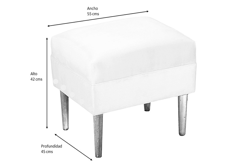 POUF BODEVIR PROVENZA 1 CUERPO FELPA - 4