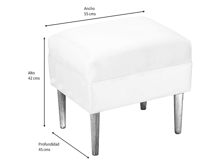 SET POUFS BODEVIR SKY 1 CUERPO FELPA - 4