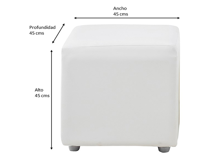 SET POUFS BODEVIR CALI PU 1 CUERPO - 4