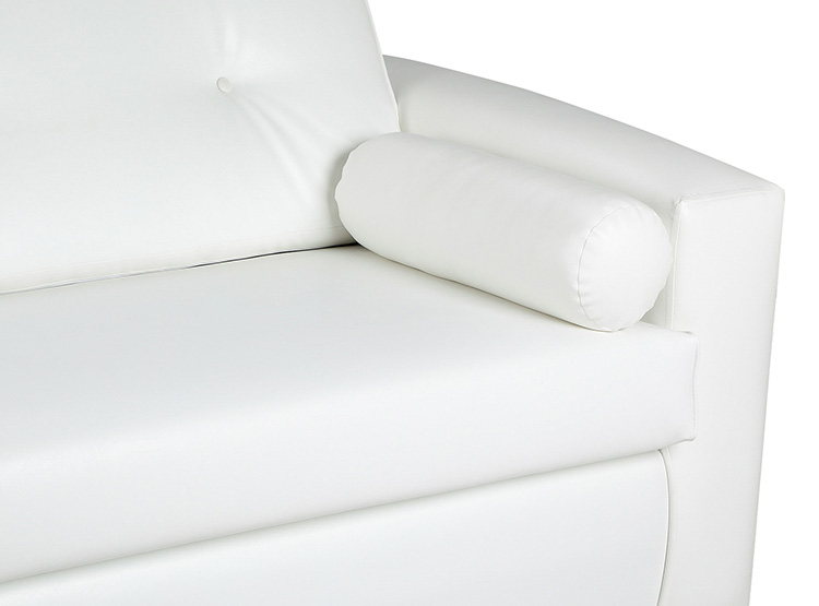 SET DE MUEBLES BODEVIR SOFÁ VIVO PU 3 CUERPOS CUERO + POUFS - 4