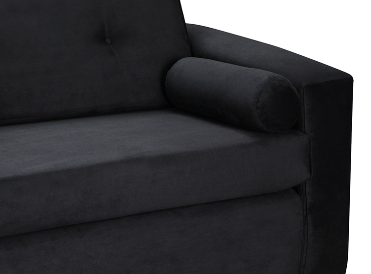 SET DE MUEBLES BODEVIR SOFÁ VIVO 3 CUERPOS FELPA + POUFS - 4