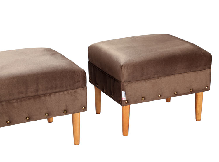 SET POUFS BODEVIR PROVENZA TACHA 1 CUERPO FELPA - 2