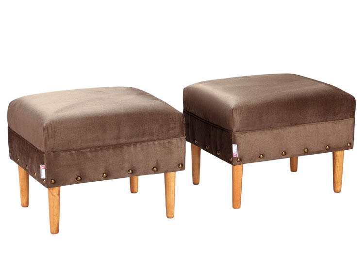 SET POUFS BODEVIR PROVENZA TACHA 1 CUERPO FELPA - 4