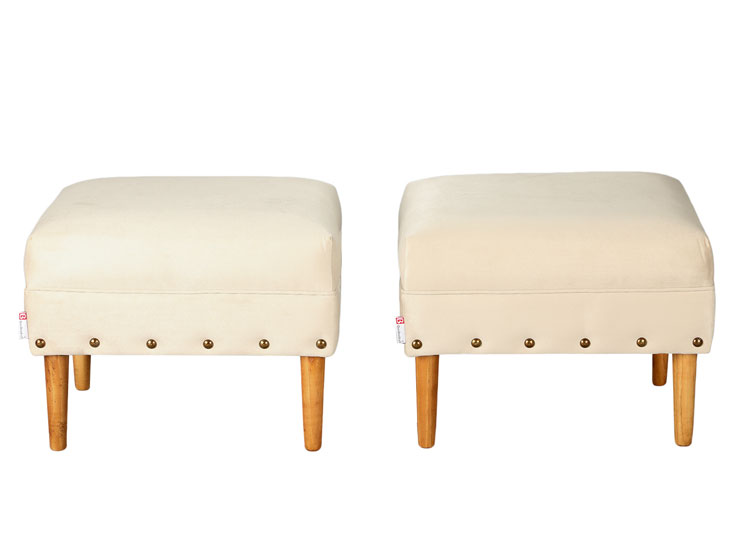SET POUFS BODEVIR PROVENZA TACHA 1 CUERPO FELPA