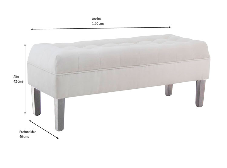 BANQUETA BODEVIR WOOD PU 2 CUERPOS - 4