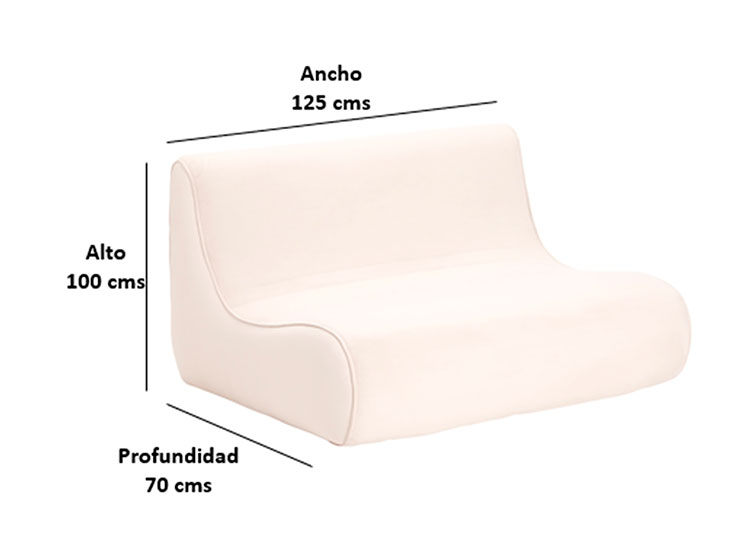 SOFA BODEVIR KOMODO FELPA 2C - 6