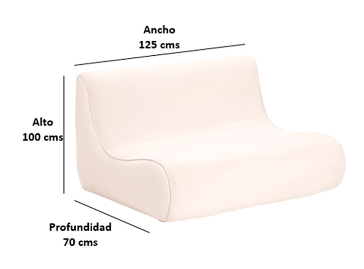 SOFA BODEVIR KOMODO FELPA 2C - 6