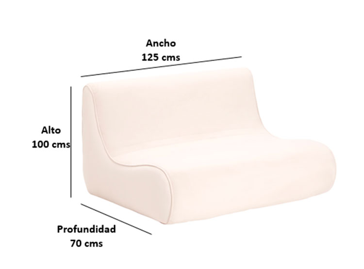 SOFA BODEVIR KOMODO FELPA 2C - 6
