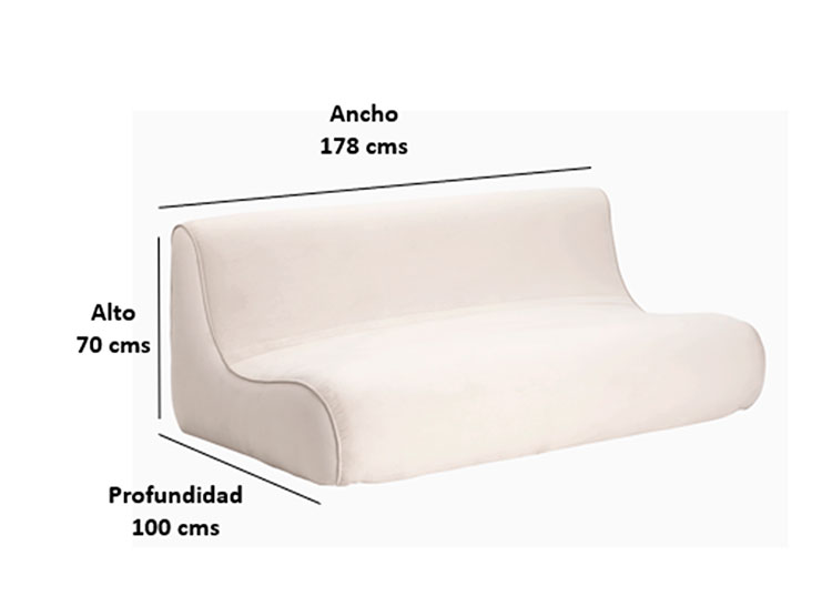 SOFA BODEVIR KOMODO PU 3C - 5