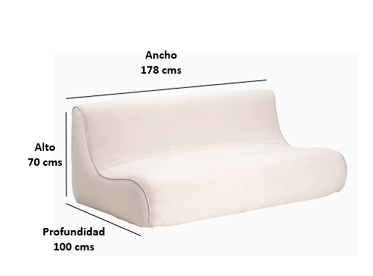 SOFA BODEVIR KOMODO PU 3C - 5