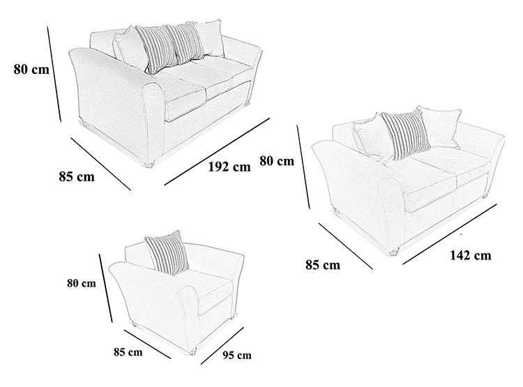 JUEGO DE LIVING ELEGANT DETAIL MINESOTA 321 - 5