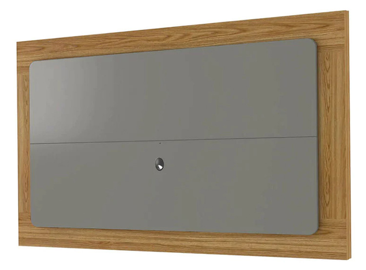 SET DECOCASA OSLO GRIS CASTAÑO 2.2 PANEL + RACK - 2