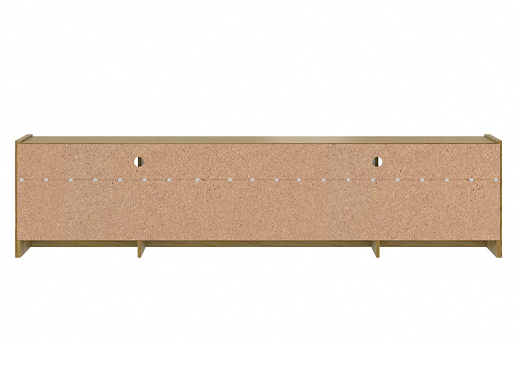 SET DECOCASA OSLO GRIS CASTAÑO 2.2 PANEL + RACK - 5