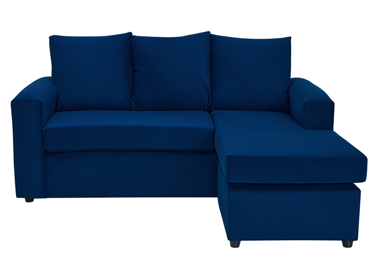 SET DE MUEBLES BODEVIR SOFÁ BI-L 3 CUERPOS + 2 POUFS - 2