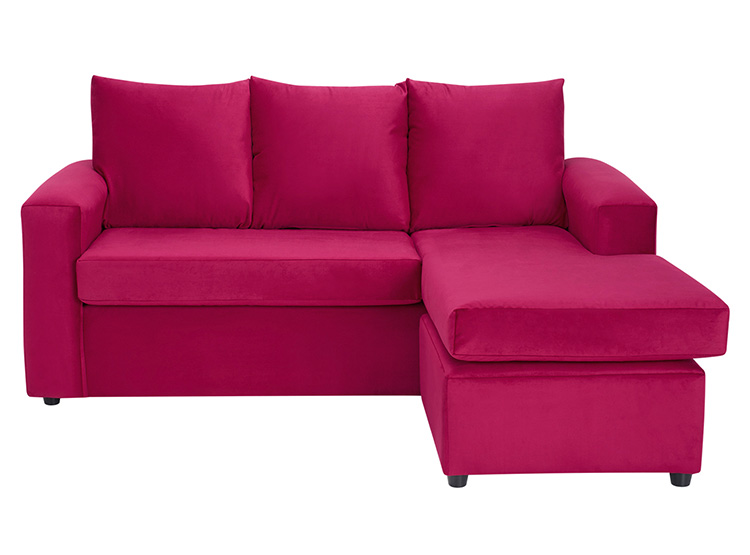 SET DE MUEBLES BODEVIR SOFÁ BI-L 3 CUERPOS + 2 POUFS - 2