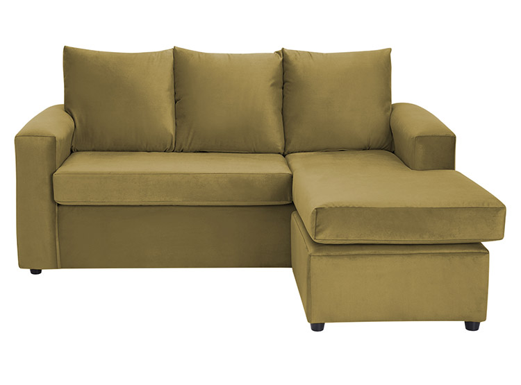 SET DE MUEBLES BODEVIR SOFÁ BI-L 3 CUERPOS + 2 POUFS - 2